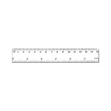 Linijka przezroczysta Tetis 15 cm