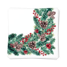 Serwetki papierowe 3-warstwowe Winter Branches 33cm x 33cm 20 szt.