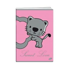 Zeszyt A5 32 kartki kratka miękka okładka SWEET LOVE