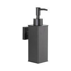 Dozownik do Mydła w Płynie Ścienny Kwadratowy Faneco SYDNEY BLACK 170 ml
