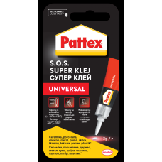 Klej uniwersalny SUPER PATTEX S.O.S. Ocean przezroczysty 3g do biura i gastronomii