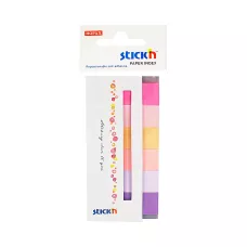 Zakładki Indeksujące Papierowe Spring 45x15mm, 6 Kolorów Neonowych, 180 Karteczek