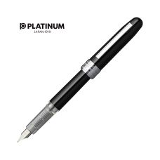 Pióro wieczne Platinum Plaisir Black F czarne z stalówką F