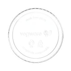 Pokrywka PLA do pojemników gastronomicznych o średnicy 120 mm przezroczysta 50 sztuk