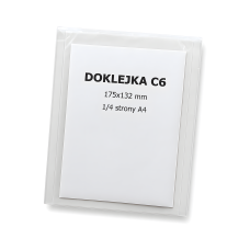 Przylga kurierska samoprzylepna C6 do dokumentów przewozowych 1000 szt.