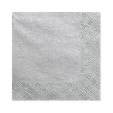 Serwetki trójwarstwowe srebrne metalizowane 33x33 cm (opakowanie 20 szt.)