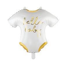 Balon Foliowy Śpioszki Hello Baby, biały, 51x45cm