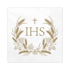Serwetki Papierowe IHS Złote 33x33 cm (12 sztuk)