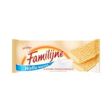 Wafelki Familijne o smaku śmietankowym 180g