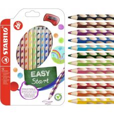 Kredki Ołówkowe STABILO EASYCOLORS 12 Kolorów dla Praworęcznych