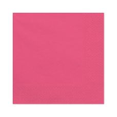 Serwetki papierowe ciemny róż 33x33cm (20 sztuk)