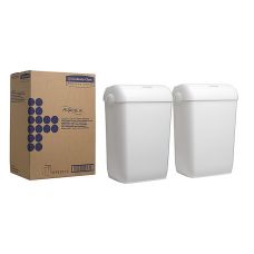 Kosz na Odpady Kimberly-Clark Aquarius Wolnostojący 43l Biały 2 sztuki