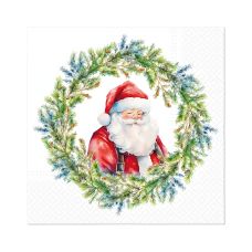 Serwetki papierowe 3-warstwowe Joyful Claus 33x33 cm opakowanie 20 szt.