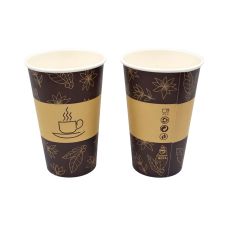 Kubek papierowy z powłoką dyspersyjną 350 ml średnica 90 mm 50 sztuk