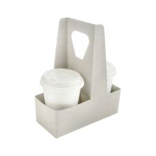 Papierowy uchwyt na kubki holder na 2 kubki papierowe 250 sztuk