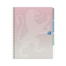 Kołozeszyt Oxford Projectbook dwuspiralny B5 80 kartek w kratkę pastelowy.