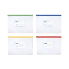 Torebka z suwakiem DONAU PVC przezroczysta format A4