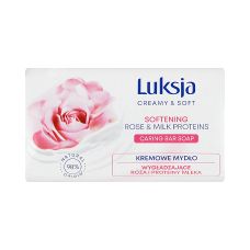 Mydło w kostce Luksja Róża i Proteiny Mleka 90g