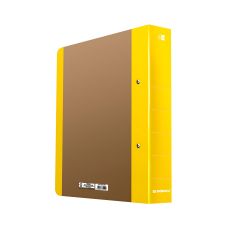 Segregator ringowy DONAU Life A4 dwurzędowy 50mm żółty