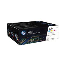 Toner HP 305A CF370AM zestaw 3-kolorowy CMY do drukarek laserowych