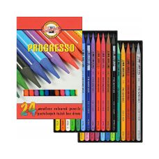 Kredki bezdrzewne KOH-I-NOOR Progresso 24 kolory