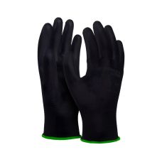 Rękawice ochronne DONAU SAFETY PU Black kat. II rozmiar 11 czarne