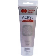 Farba akrylowa 75 ml, różowe złoto metalik, Happy Color