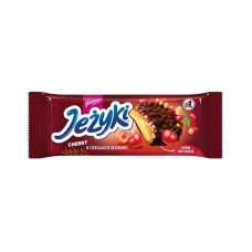Jutrzenka Jeżyki Dark Cherry ciastka z wiśniami 140 g