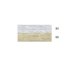 Bibuła dekoracyjna srebrna arkusz 50x200 cm