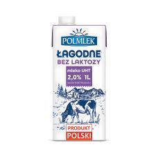 Mleko UHT Polmlek bez laktozy 2% 1l