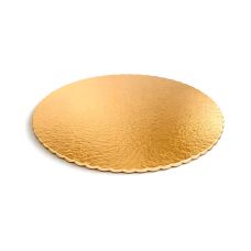 Podkłady pod tort grube złote 26 cm 1 szt. od karolla family