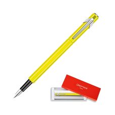 Pióro wieczne Caran d'Ache 849 Fluo Line stalówka M żółte