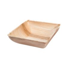 Miska papierowa z liści palmowych naturalna 750 ml 18 x 18 x 5,4 cm 25 sztuk