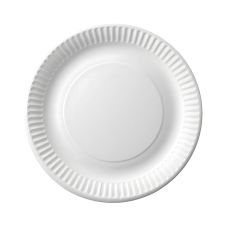 Talerz papierowy biały okrągły 18 cm 100 szt. do gastronomii i eventów
