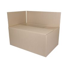 Pudło pakowe zamykane 540x360x236mm szare tektura falista 400gsm