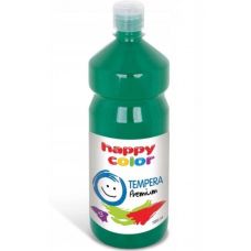 Farba TEMPERA Premium 1000ml ciemnozielona HAPPY COLOR