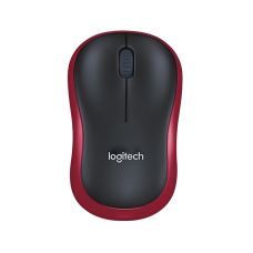Logitech Mysz M185 czerwona bezprzewodowa – mysz optyczna USB