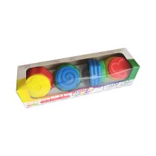 Farbki do malowania palcami zestaw 4 kolory po 20 ml