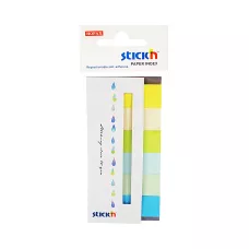 Zakładki indeksujące papierowe Summer 45x15mm 6 kolorów neonowych 180 kartek