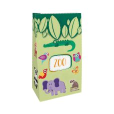 Torba papierowa z nadrukiem ZOO 14x8x24 cm 50 szt.