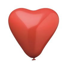 Balony lateksowe Heart wzór serce kauczukowe średnica 30 cm opakowanie 4 sztuki
