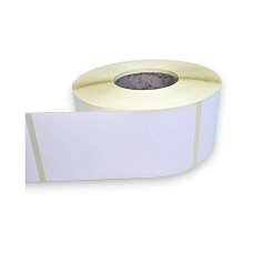 Etykieta termiczna biała 100x160 mm z perforacją FI 76 1000 szt.