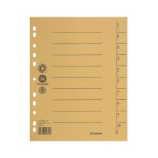 Przekładka kartonowa DONAU A4 235x300mm żółta 1 karta 1-10 arkuszy