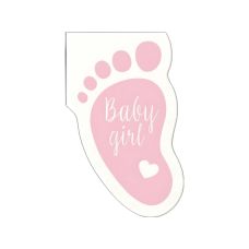 Serwetki shape feet light rosa 10 szt.