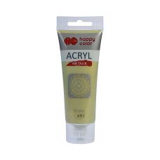 Farba Akrylowa Happy Color Zielone Złoto Metaliczne 75ml
