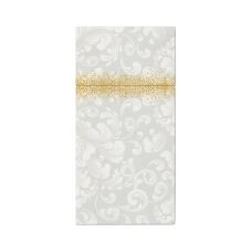 Torebki-serwetki na sztućce Premium Airlaid Rococo 40 x 40 cm 25 sztuk