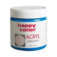 Farba Akrylowa Niebieska Happy Color 250 ml