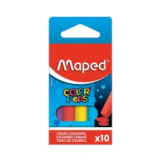 Kreda Colorpeps kolorowa niepyląca 10 sztuk