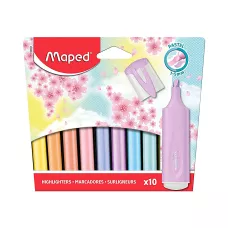 Zakreślacz Classic New Pastel 10 kolorów w kartonowym etui