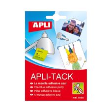 Masa mocująca APLI Apli-Tack, niebieska, w bloku, 57g